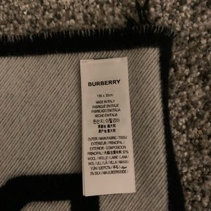 Burberry scarf